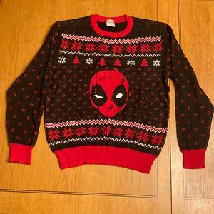 Marvel’s Deadpool Ugly Holiday Sweater - Size L